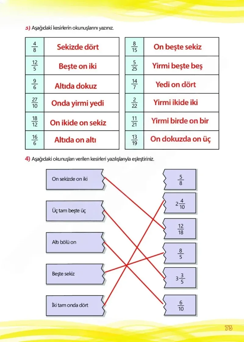 4. Sınıf Matematik Ders Kitabı Cevapları Meb Yayınları Çalışma Kitabı 1 Sayfa 73 Çözüm Görseli