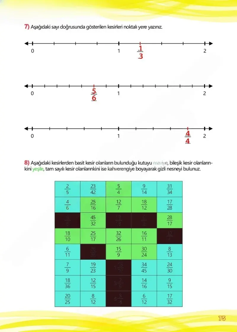 4. Sınıf Matematik Ders Kitabı Cevapları Meb Yayınları Çalışma Kitabı 1 Sayfa 75 Çözüm Görseli