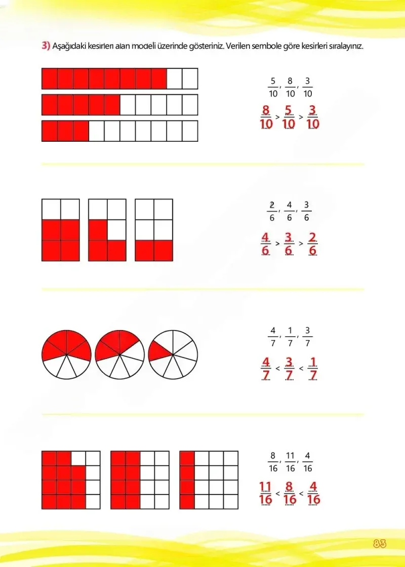4. Sınıf Matematik Ders Kitabı Cevapları Meb Yayınları Çalışma Kitabı 1 Sayfa 83 Çözüm Görseli