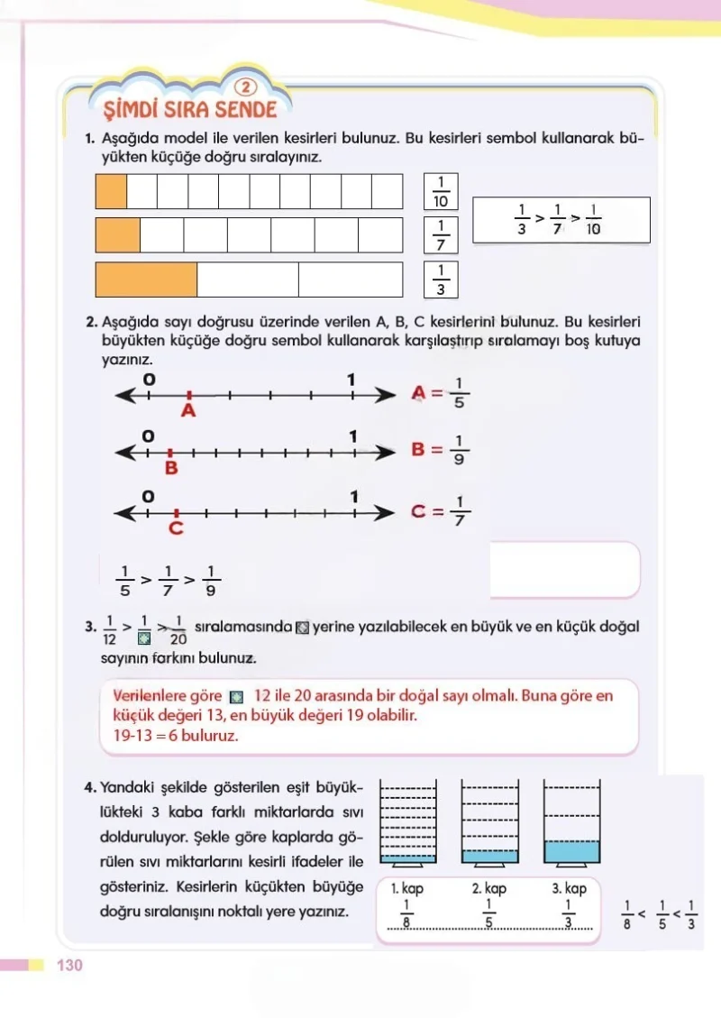 4. Sınıf Matematik Ders Kitabı Cevapları Meb Yayınları Sayfa 130 Çözüm Görseli