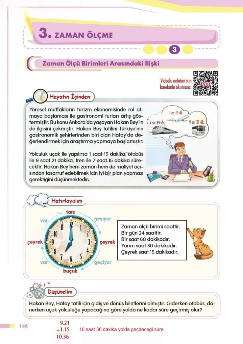 4. Sınıf Matematik Ders Kitabı Cevapları Meb Yayınları Sayfa 146 Çözüm Görseli