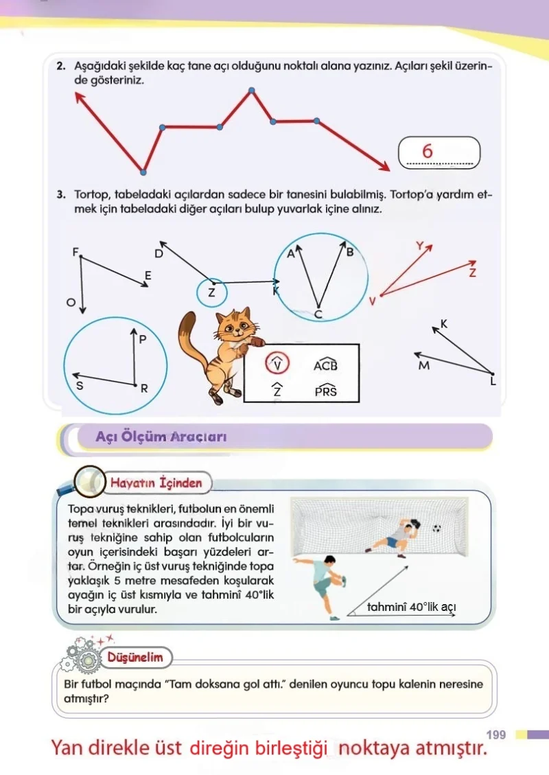 4. Sınıf Matematik Ders Kitabı Cevapları Meb Yayınları Sayfa 199 Çözüm Görseli