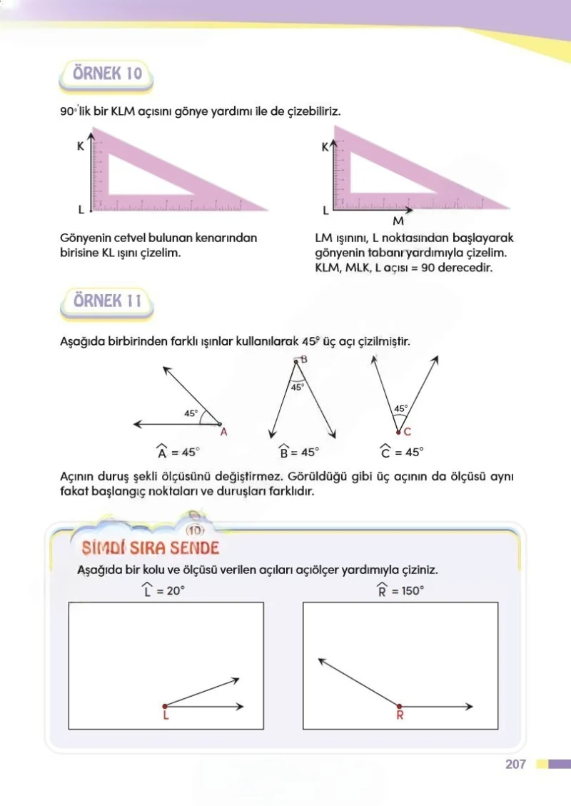 4. Sınıf Matematik Ders Kitabı Cevapları Meb Yayınları Sayfa 207 Çözüm Görseli