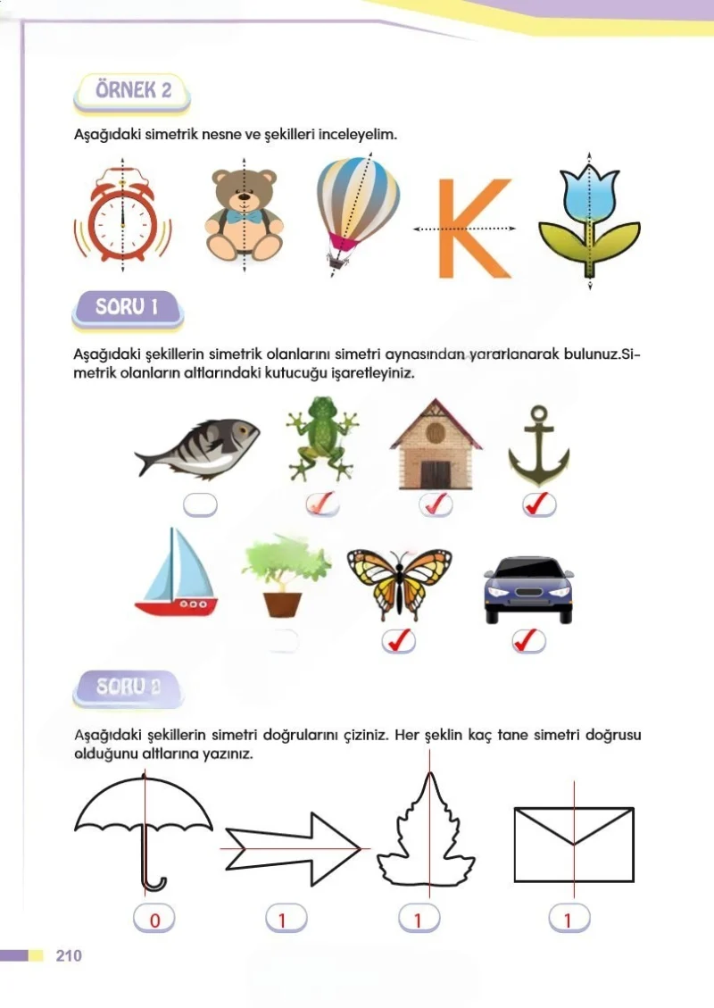 4. Sınıf Matematik Ders Kitabı Cevapları Meb Yayınları Sayfa 210 Çözüm Görseli
