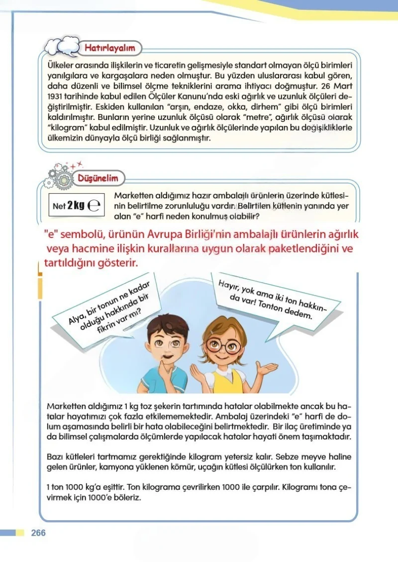 4. Sınıf Matematik Ders Kitabı Cevapları Meb Yayınları Sayfa 266 Çözüm Görseli