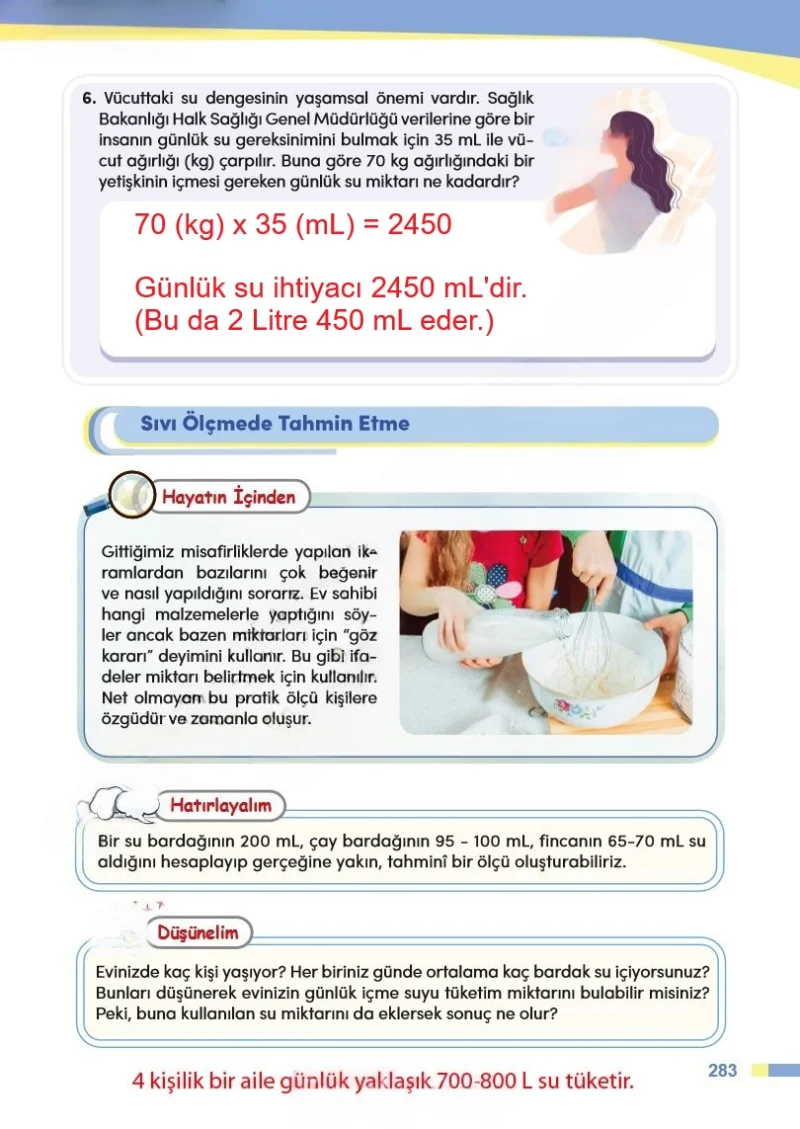4. Sınıf Matematik Ders Kitabı Cevapları Meb Yayınları Sayfa 283 Çözüm Görseli