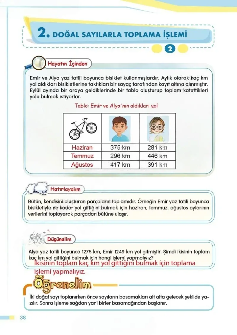 4. Sınıf Matematik Ders Kitabı Cevapları Meb Yayınları Sayfa 38 Çözüm Görseli