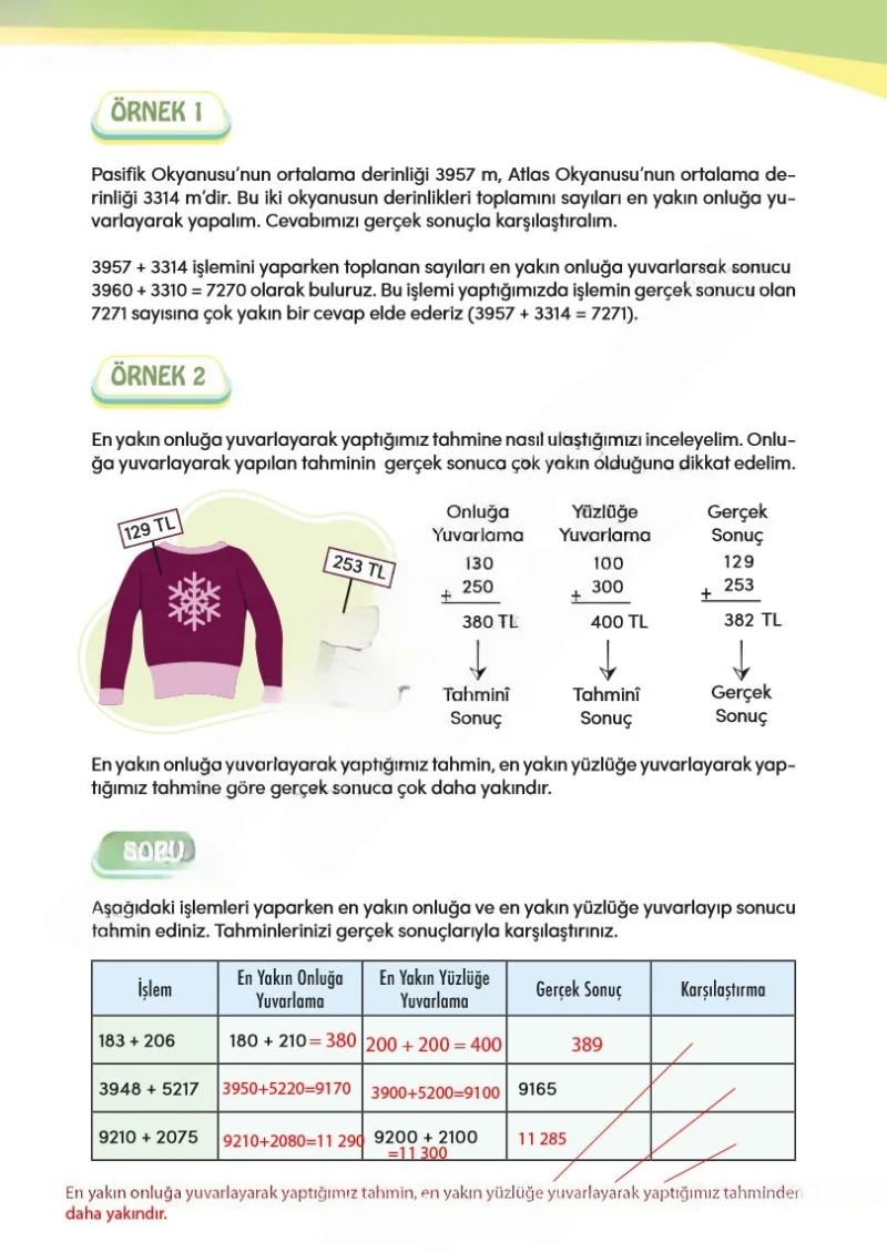 4. Sınıf Matematik Ders Kitabı Cevapları Meb Yayınları Sayfa 55 Çözüm Görseli