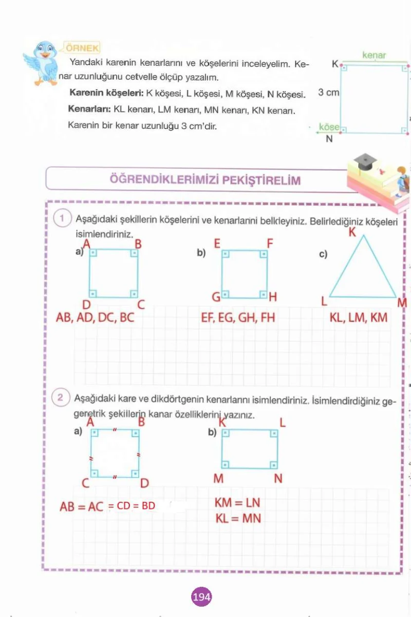 4. Sınıf Matematik Ders Kitabı Cevapları Pasifik Yayınları Sayfa 194 Çözüm Görseli