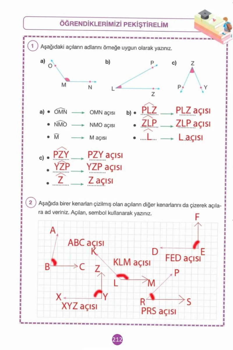 4. Sınıf Matematik Ders Kitabı Cevapları Pasifik Yayınları Sayfa 212 Çözüm Görseli