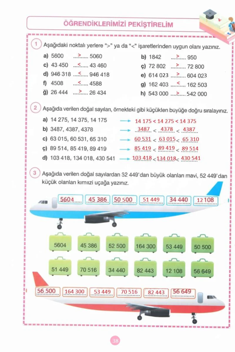 4. Sınıf Matematik Ders Kitabı Cevapları Pasifik Yayınları Sayfa 38 Çözüm Görseli