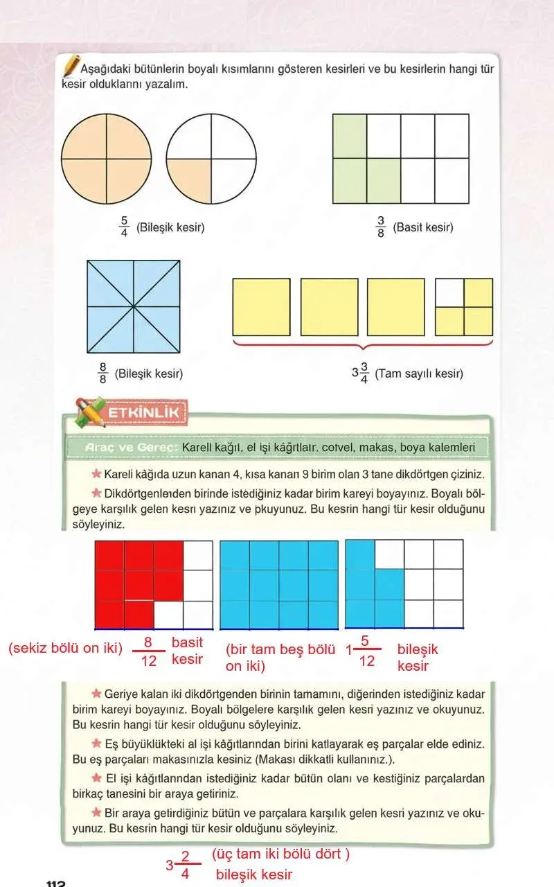 4. Sınıf Matematik Ders Kitabı Cevapları Sevgi Yayınları Sayfa 112 Çözüm Görseli