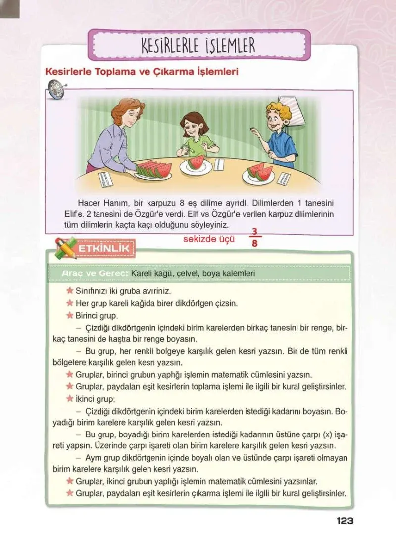 4. Sınıf Matematik Ders Kitabı Cevapları Sevgi Yayınları Sayfa 123 Çözüm Görseli