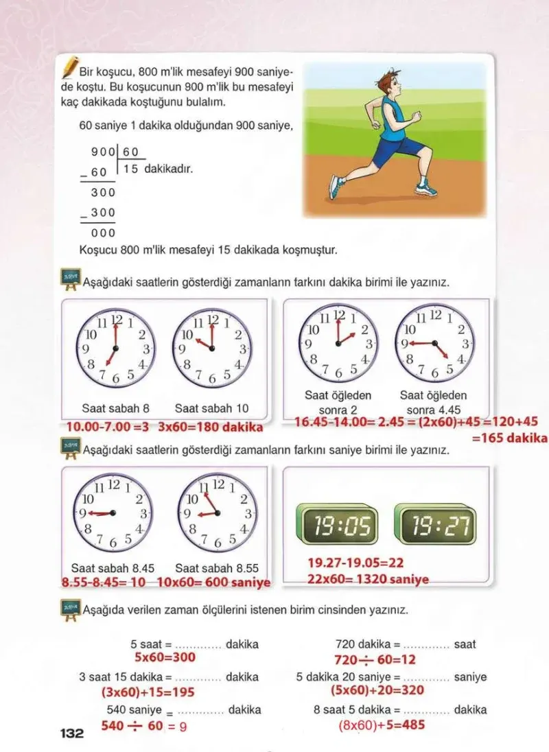 4. Sınıf Matematik Ders Kitabı Cevapları Sevgi Yayınları Sayfa 132 Çözüm Görseli