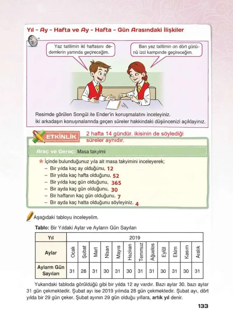 4. Sınıf Matematik Ders Kitabı Cevapları Sevgi Yayınları Sayfa 133 Çözüm Görseli