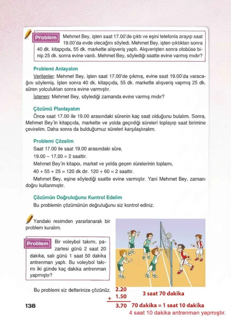 4. Sınıf Matematik Ders Kitabı Cevapları Sevgi Yayınları Sayfa 138 Çözüm Görseli