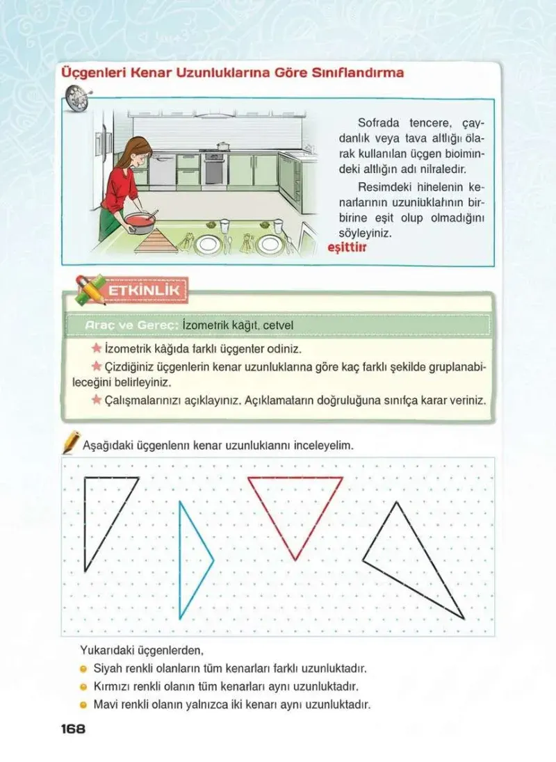 4. Sınıf Matematik Ders Kitabı Cevapları Sevgi Yayınları Sayfa 168 Çözüm Görseli