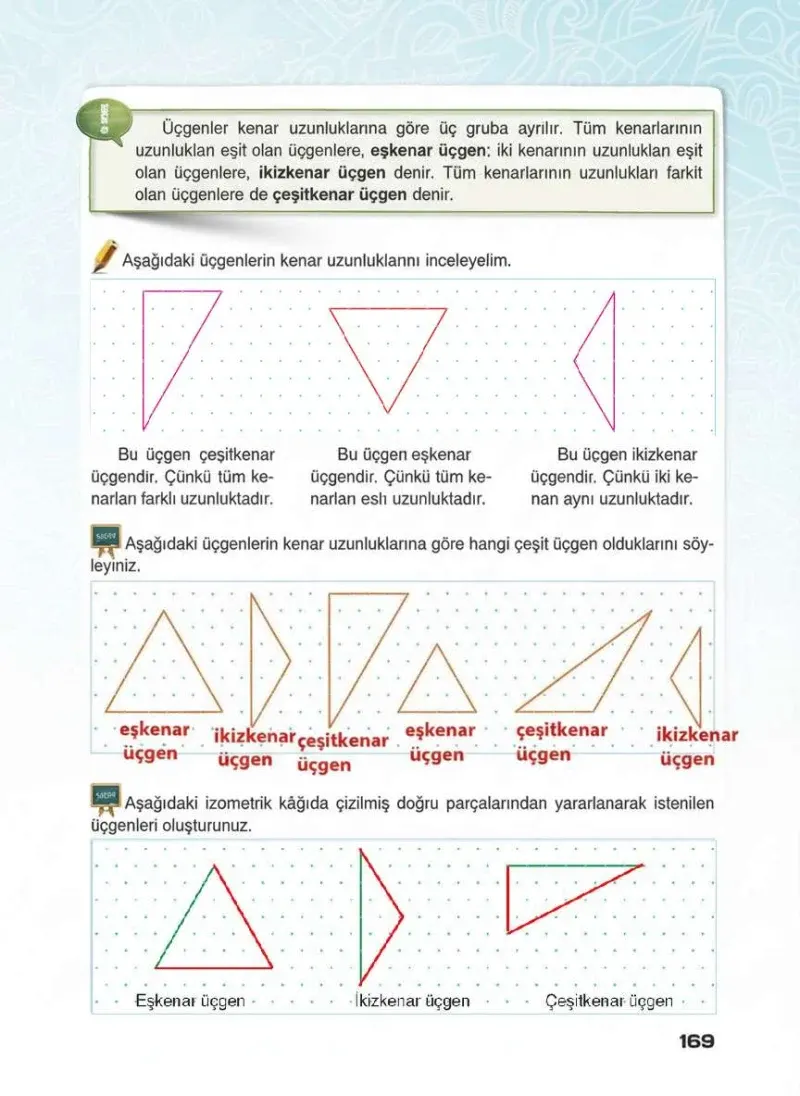 4. Sınıf Matematik Ders Kitabı Cevapları Sevgi Yayınları Sayfa 169 Çözüm Görseli