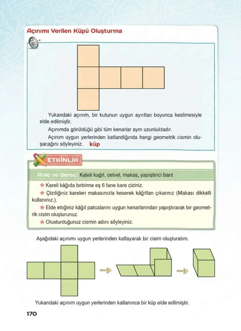 4. Sınıf Matematik Ders Kitabı Cevapları Sevgi Yayınları Sayfa 170 Çözüm Görseli