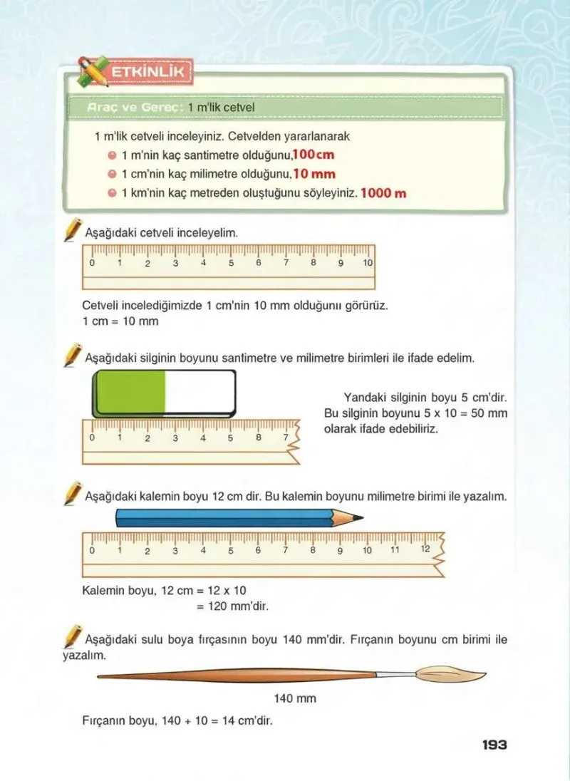 4. Sınıf Matematik Ders Kitabı Cevapları Sevgi Yayınları Sayfa 193 Çözüm Görseli