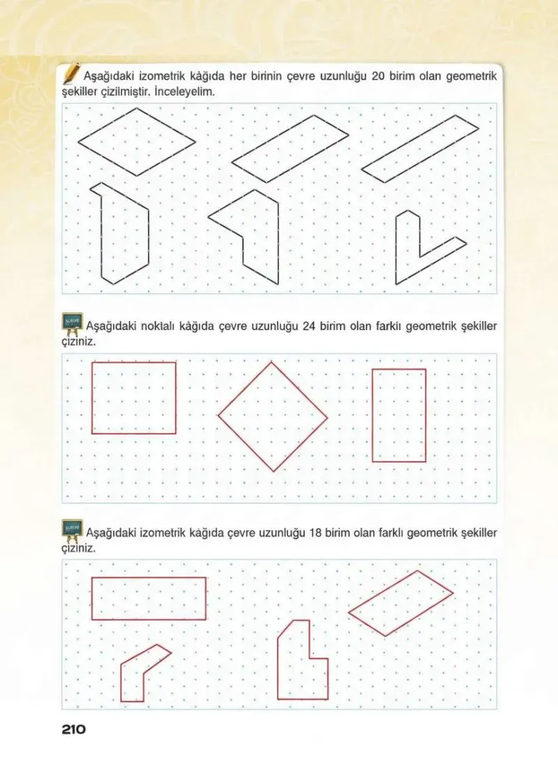 4. Sınıf Matematik Ders Kitabı Cevapları Sevgi Yayınları Sayfa 210 Çözüm Görseli