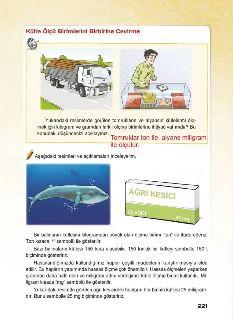 4. Sınıf Matematik Ders Kitabı Cevapları Sevgi Yayınları Sayfa 221 Çözüm Görseli