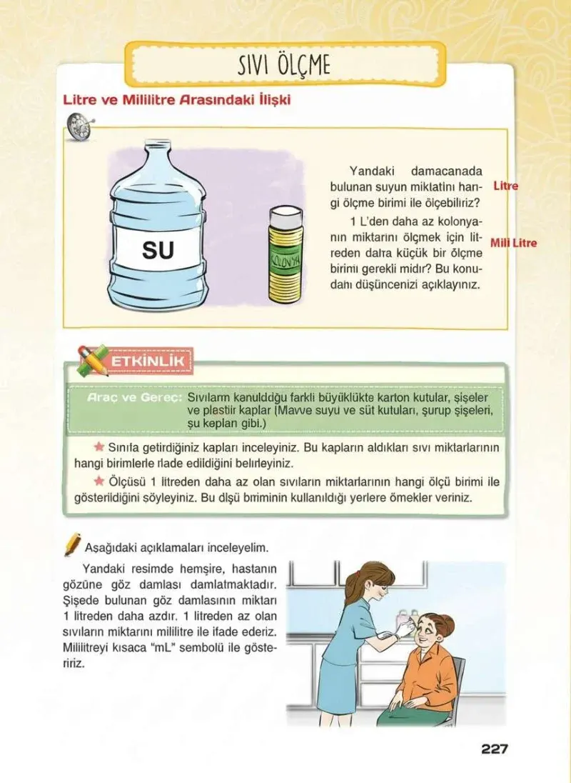 4. Sınıf Matematik Ders Kitabı Cevapları Sevgi Yayınları Sayfa 227 Çözüm Görseli