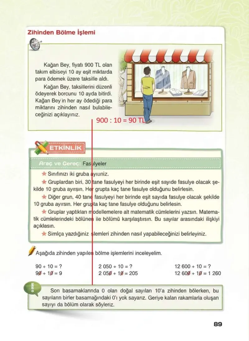 4. Sınıf Matematik Ders Kitabı Cevapları Sevgi Yayınları Sayfa 89 Çözüm Görseli