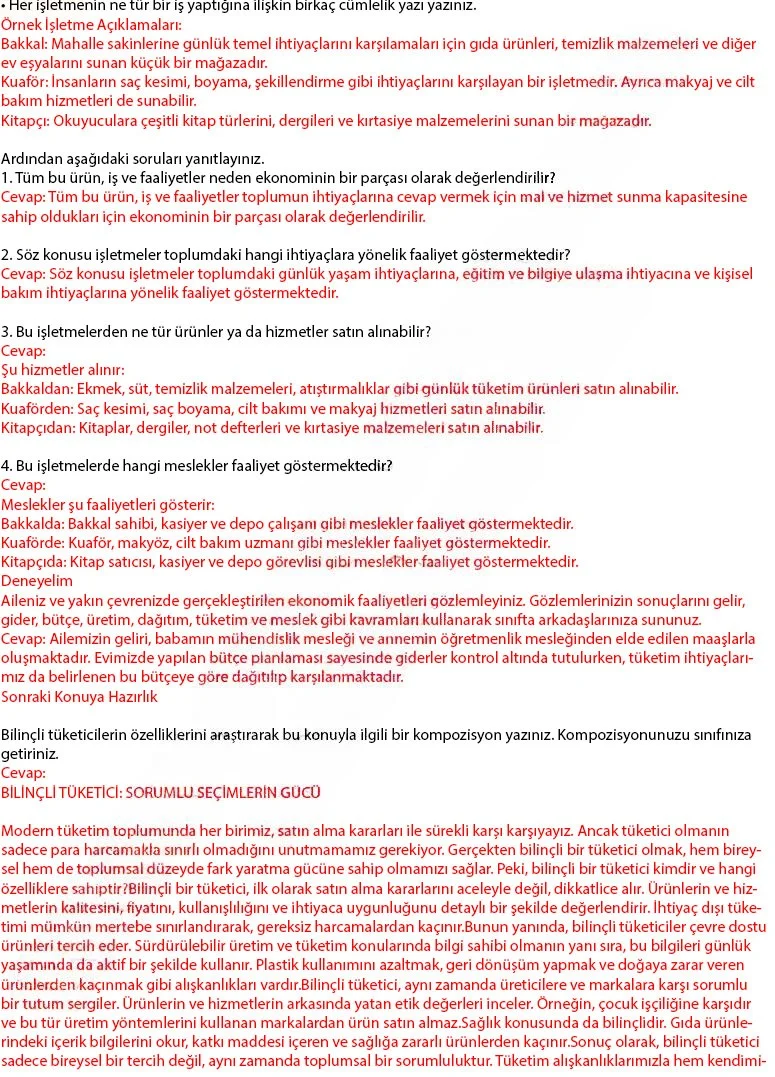 4. Sınıf Sosyal Bilgiler Ders Kitabı Cevapları Ferman Yayınları Sayfa 138 Çözüm Görseli