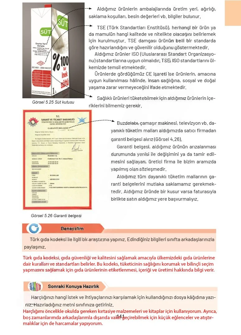 4. Sınıf Sosyal Bilgiler Ders Kitabı Cevapları Ferman Yayınları Sayfa 141 Çözüm Görseli