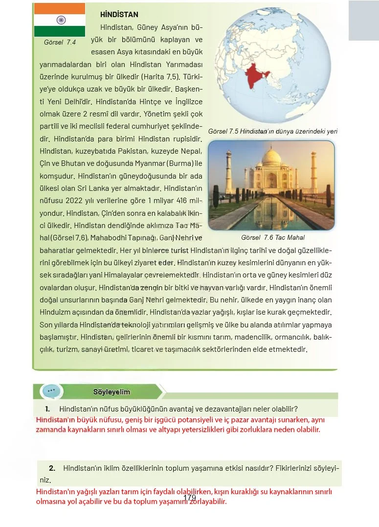 4. Sınıf Sosyal Bilgiler Ders Kitabı Cevapları Ferman Yayınları Sayfa 179 Çözüm Görseli