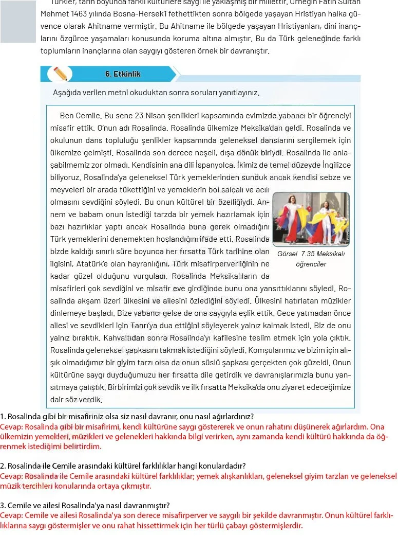 4. Sınıf Sosyal Bilgiler Ders Kitabı Cevapları Ferman Yayınları Sayfa 196 Çözüm Görseli