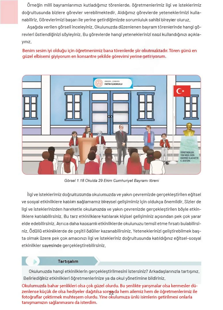 4. Sınıf Sosyal Bilgiler Ders Kitabı Cevapları Ferman Yayınları Sayfa 22 Çözüm Görseli