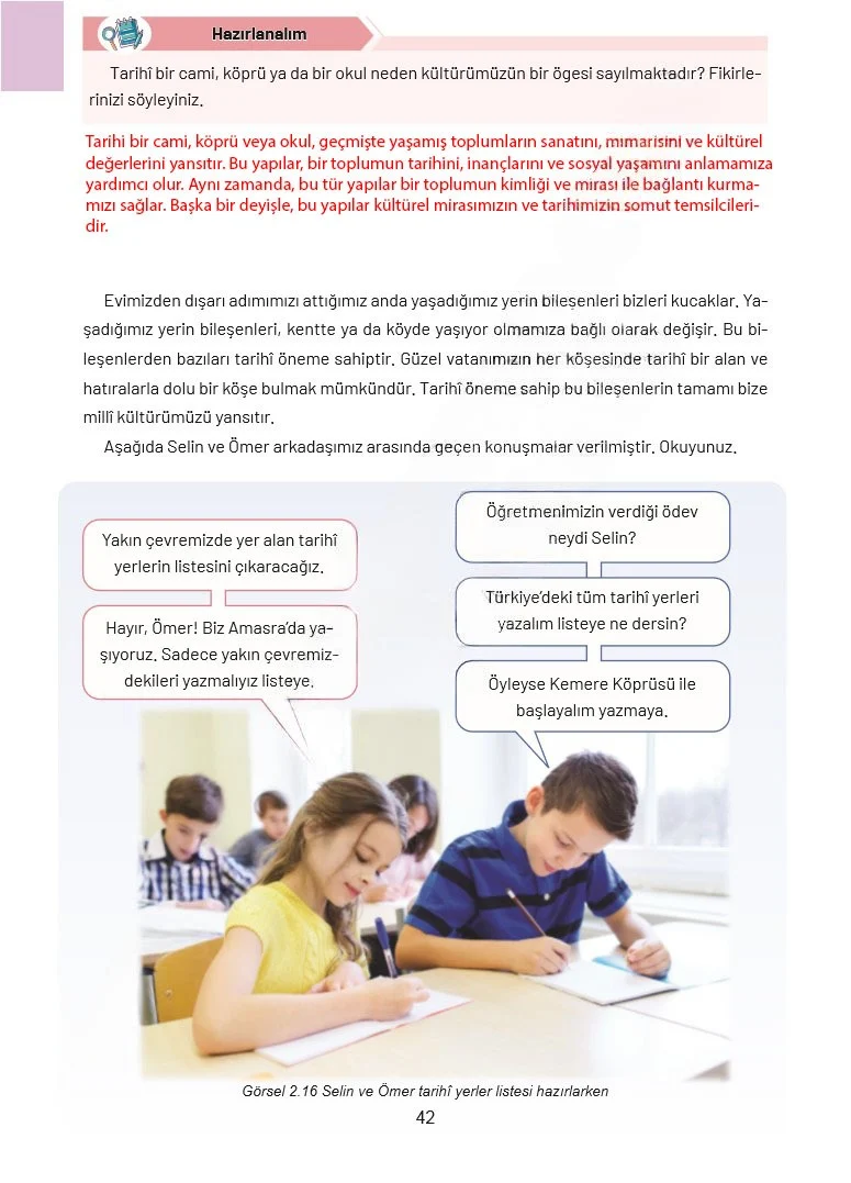 4. Sınıf Sosyal Bilgiler Ders Kitabı Cevapları Ferman Yayınları Sayfa 42 Çözüm Görseli