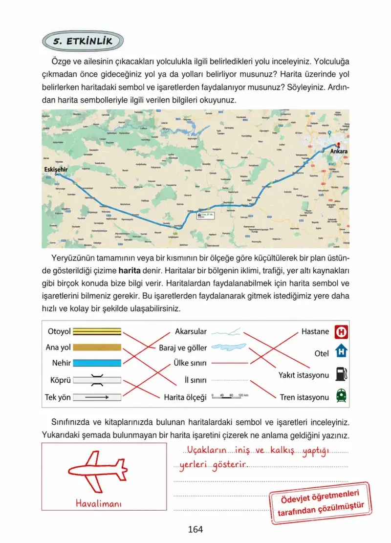 4. Sınıf Türkçe Ders Kitabı Cevapları Ada Yayınları Sayfa 164 Çözüm Görseli