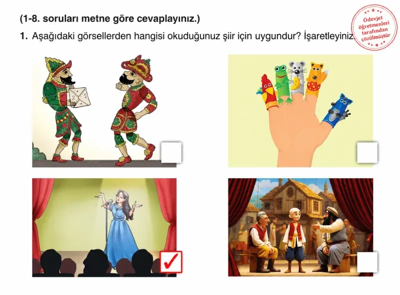 4. Sınıf Türkçe Ders Kitabı Cevapları Ada Yayınları Sayfa 202 Çözüm Görseli