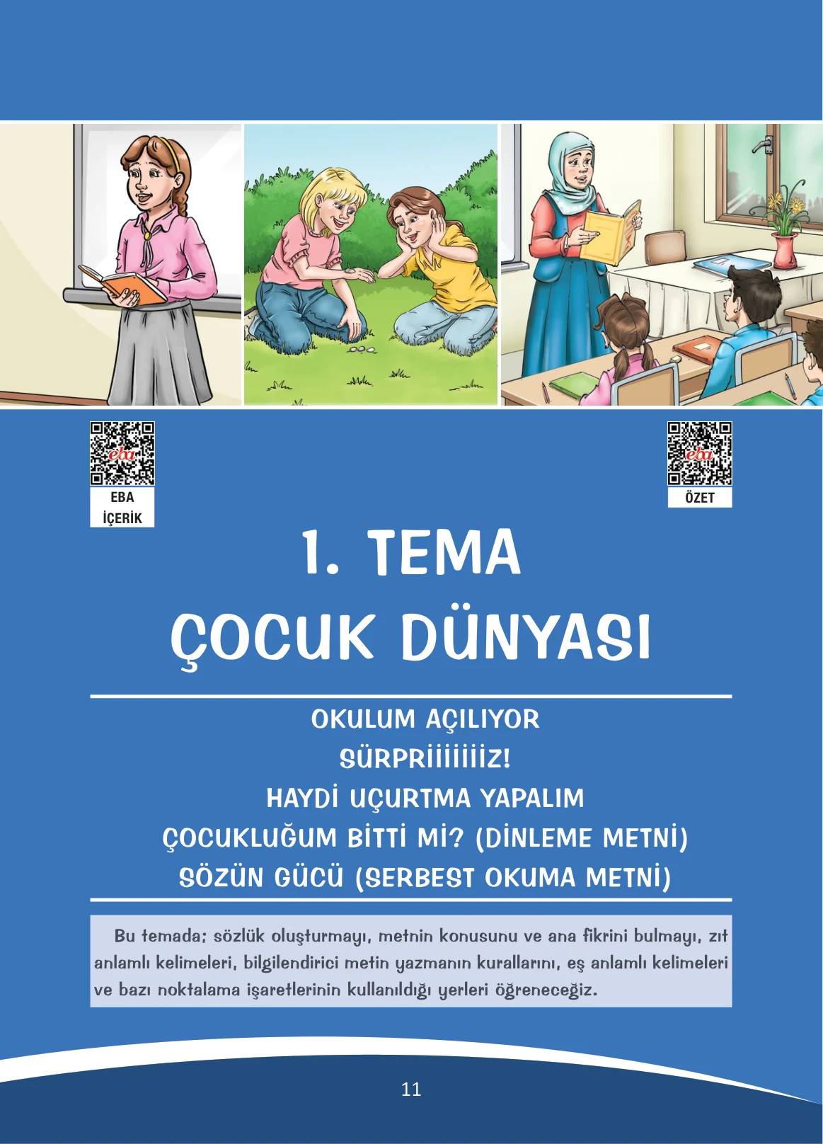 4. Sınıf Türkçe Ders Kitabı Cevapları Ada Yayınları Sayfa 11