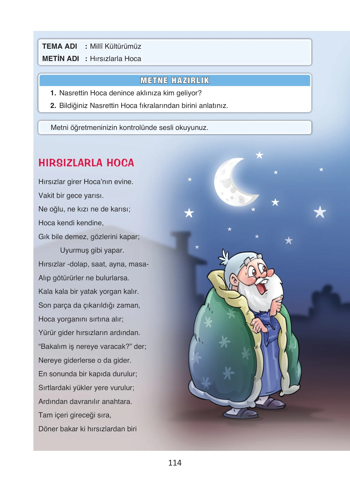 4. Sınıf Türkçe Ders Kitabı Cevapları Ada Yayınları Sayfa 114