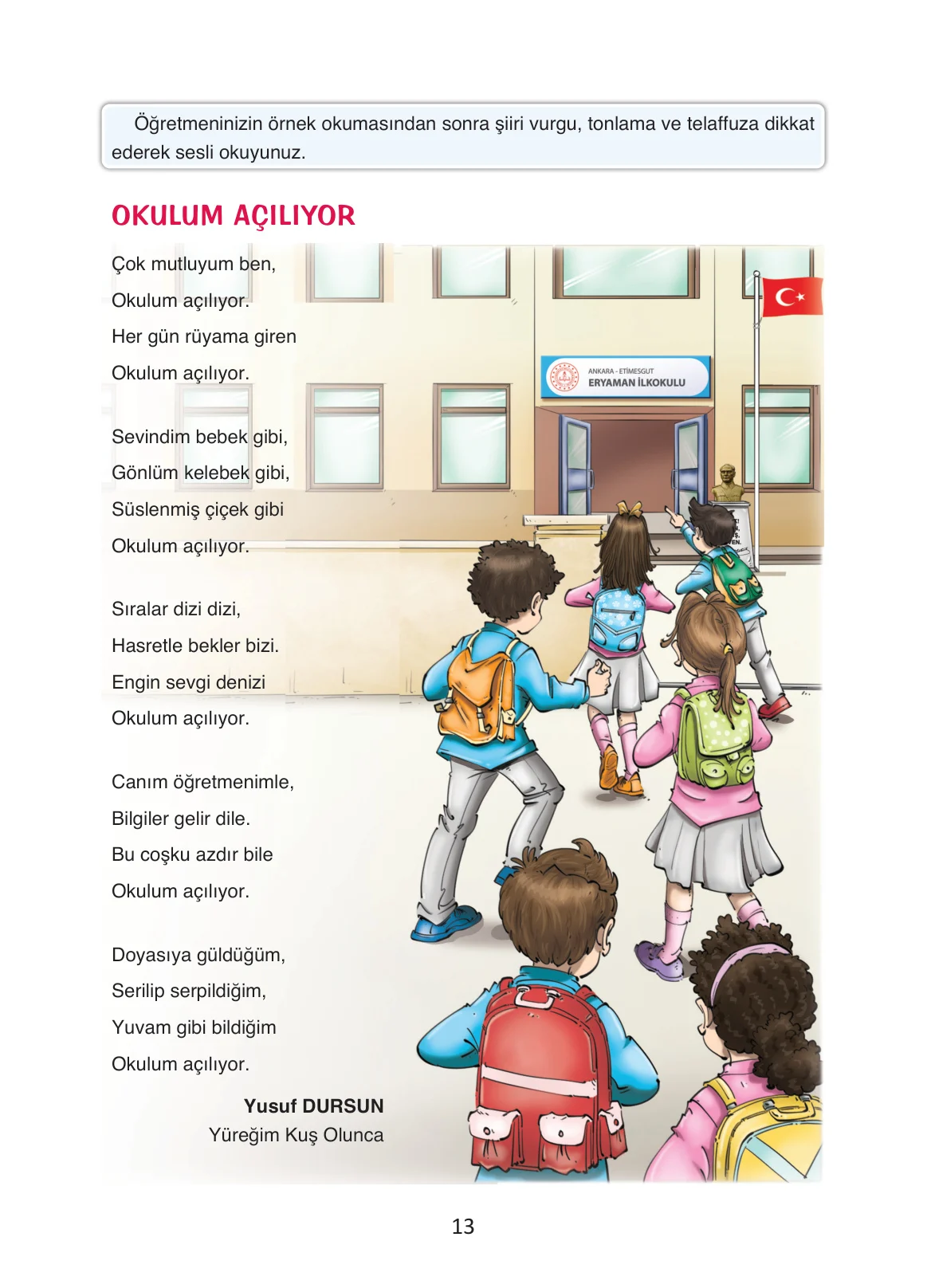 4. Sınıf Türkçe Ders Kitabı Cevapları Ada Yayınları Sayfa 13