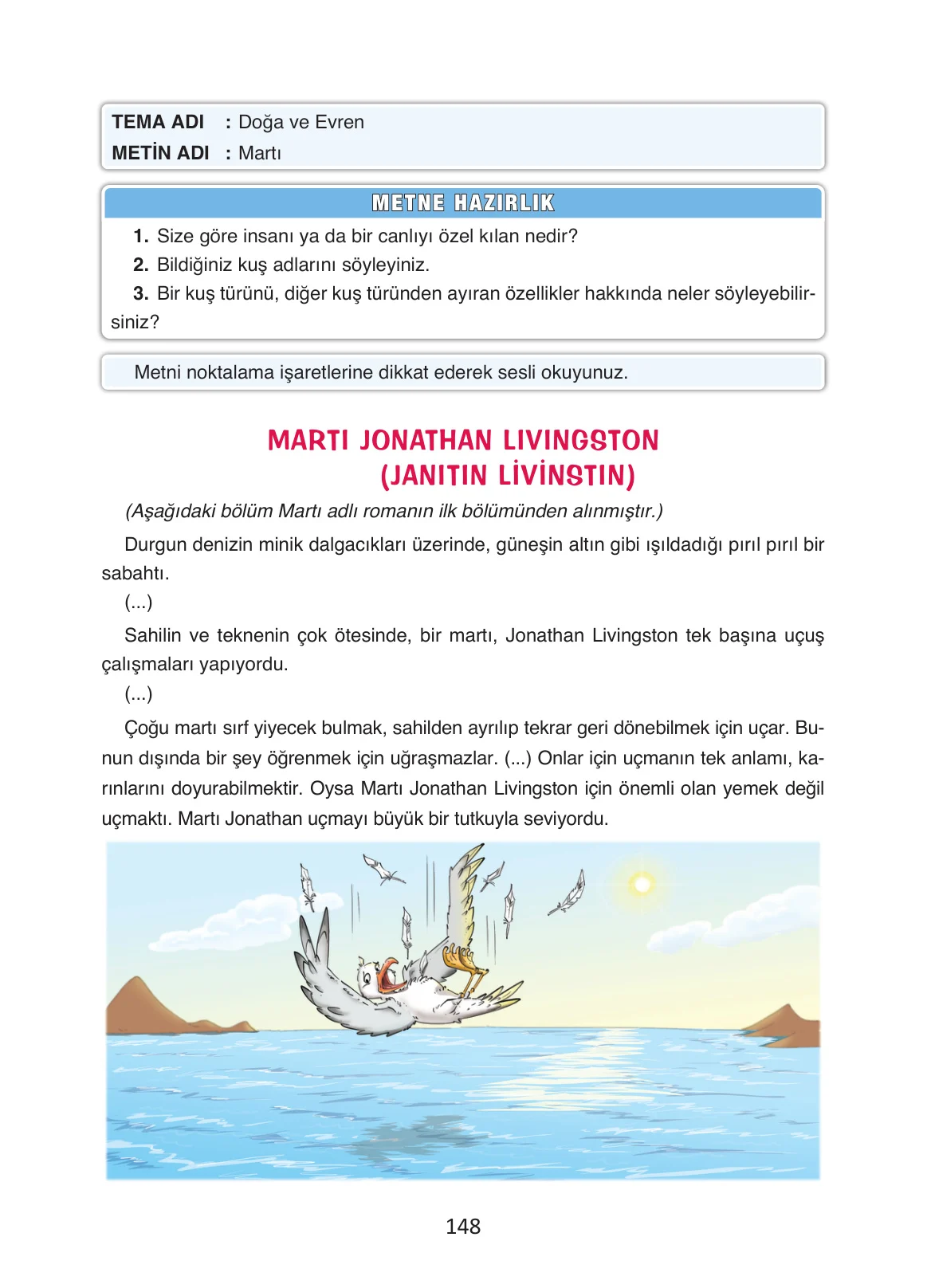 4. Sınıf Türkçe Ders Kitabı Cevapları Ada Yayınları Sayfa 148