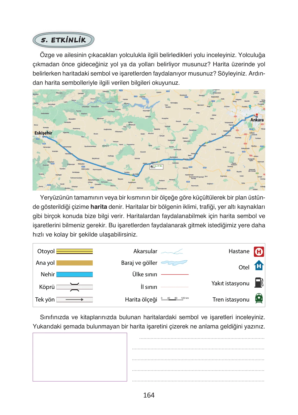 4. Sınıf Türkçe Ders Kitabı Cevapları Ada Yayınları Sayfa 164