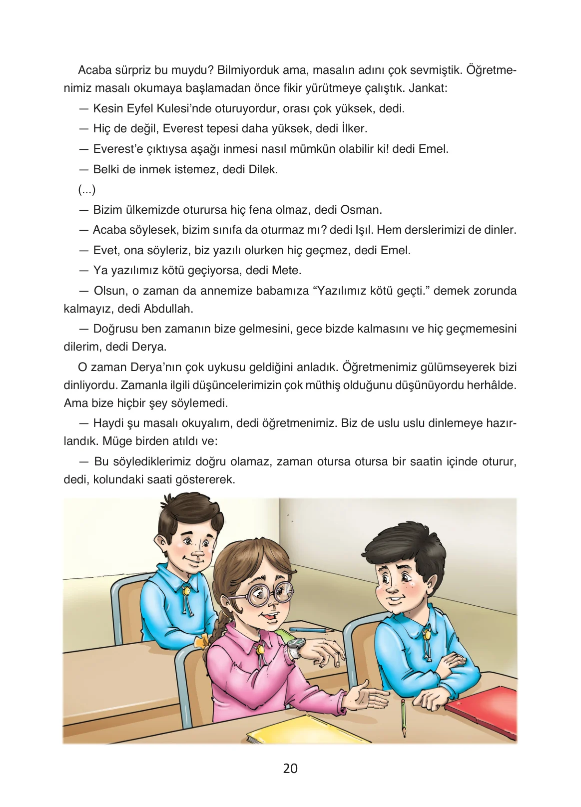 4. Sınıf Türkçe Ders Kitabı Cevapları Ada Yayınları Sayfa 20