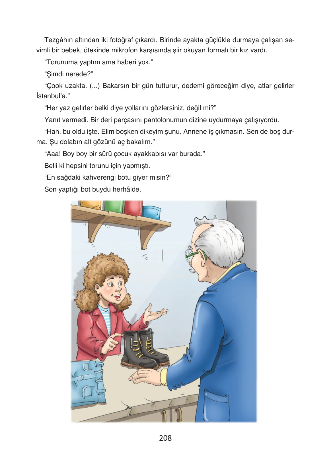 4. Sınıf Türkçe Ders Kitabı Cevapları Ada Yayınları Sayfa 208