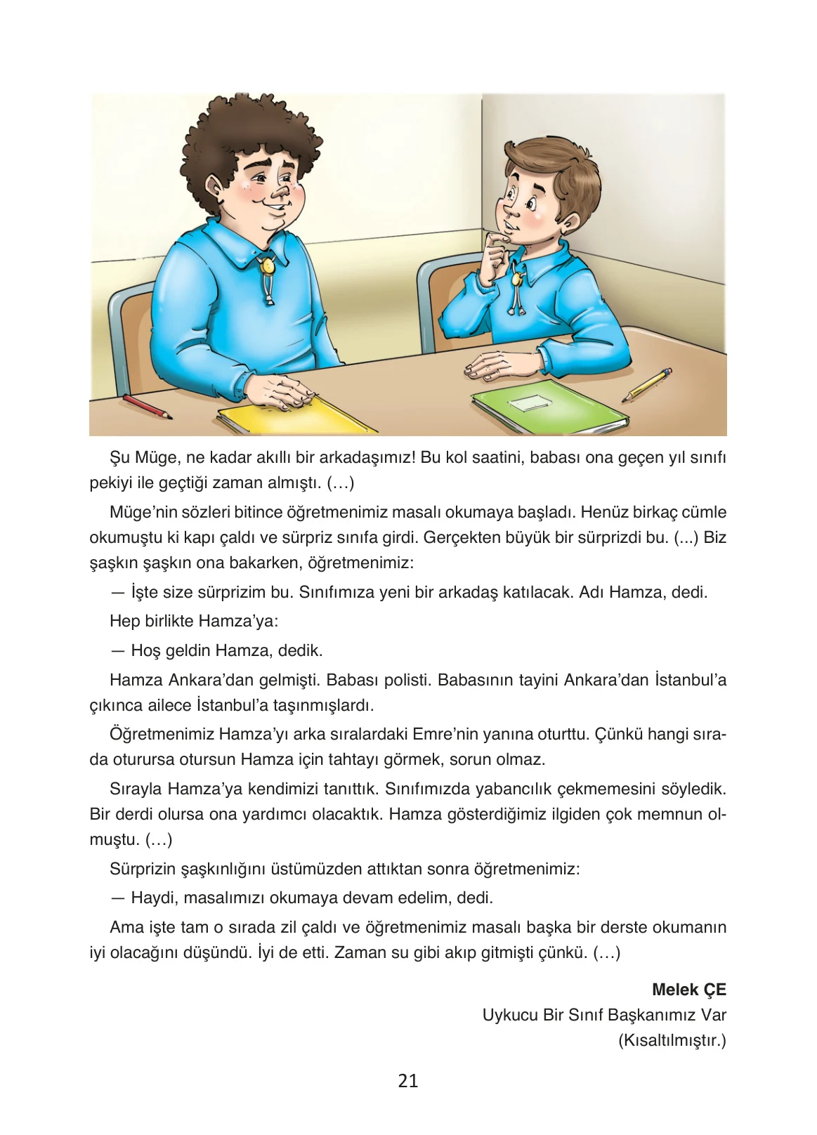 4. Sınıf Türkçe Ders Kitabı Cevapları Ada Yayınları Sayfa 21