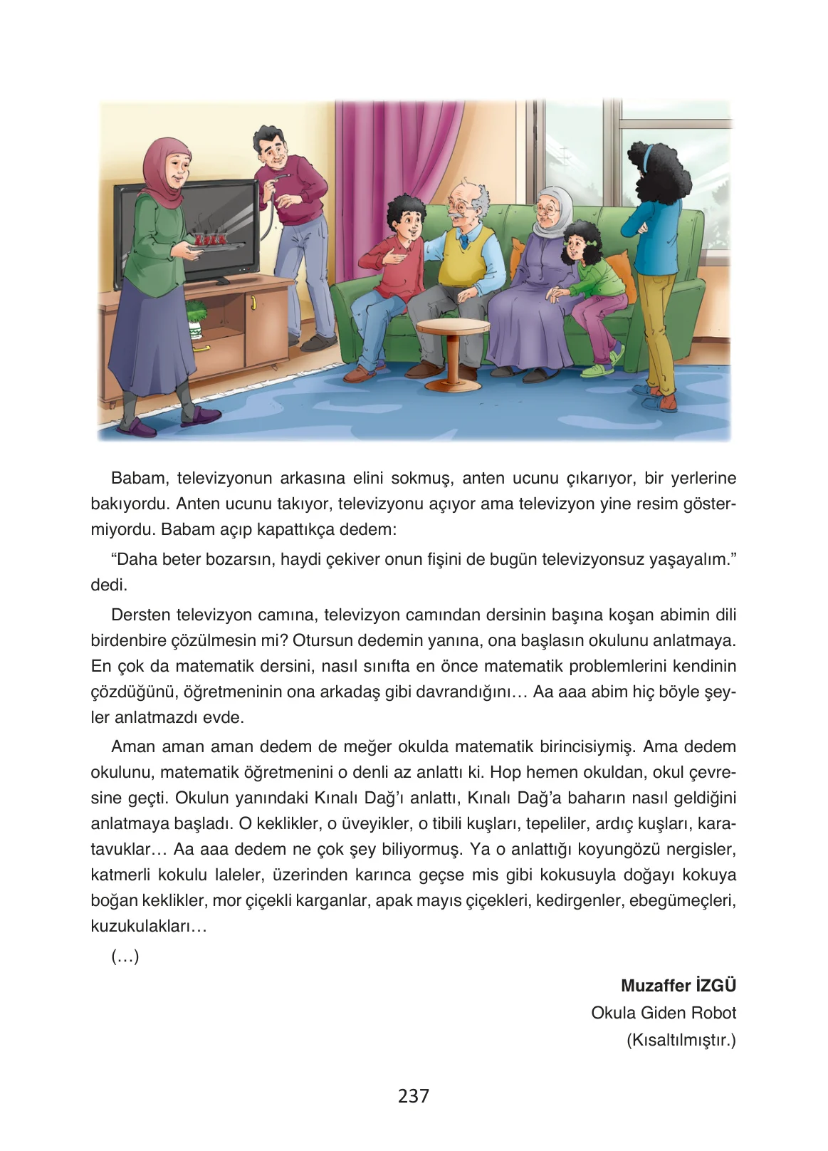 4. Sınıf Türkçe Ders Kitabı Cevapları Ada Yayınları Sayfa 237