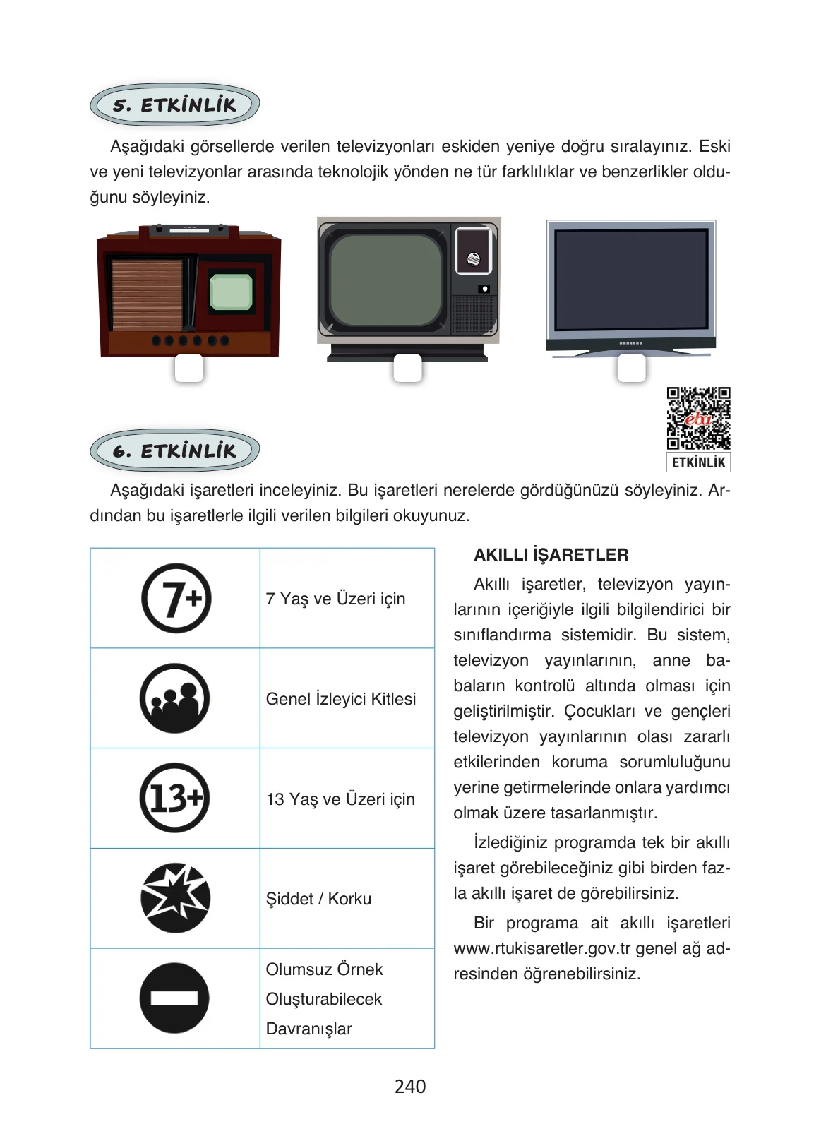 4. Sınıf Türkçe Ders Kitabı Cevapları Ada Yayınları Sayfa 240