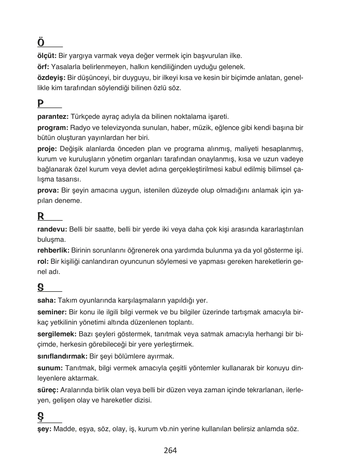 4. Sınıf Türkçe Ders Kitabı Cevapları Ada Yayınları Sayfa 264