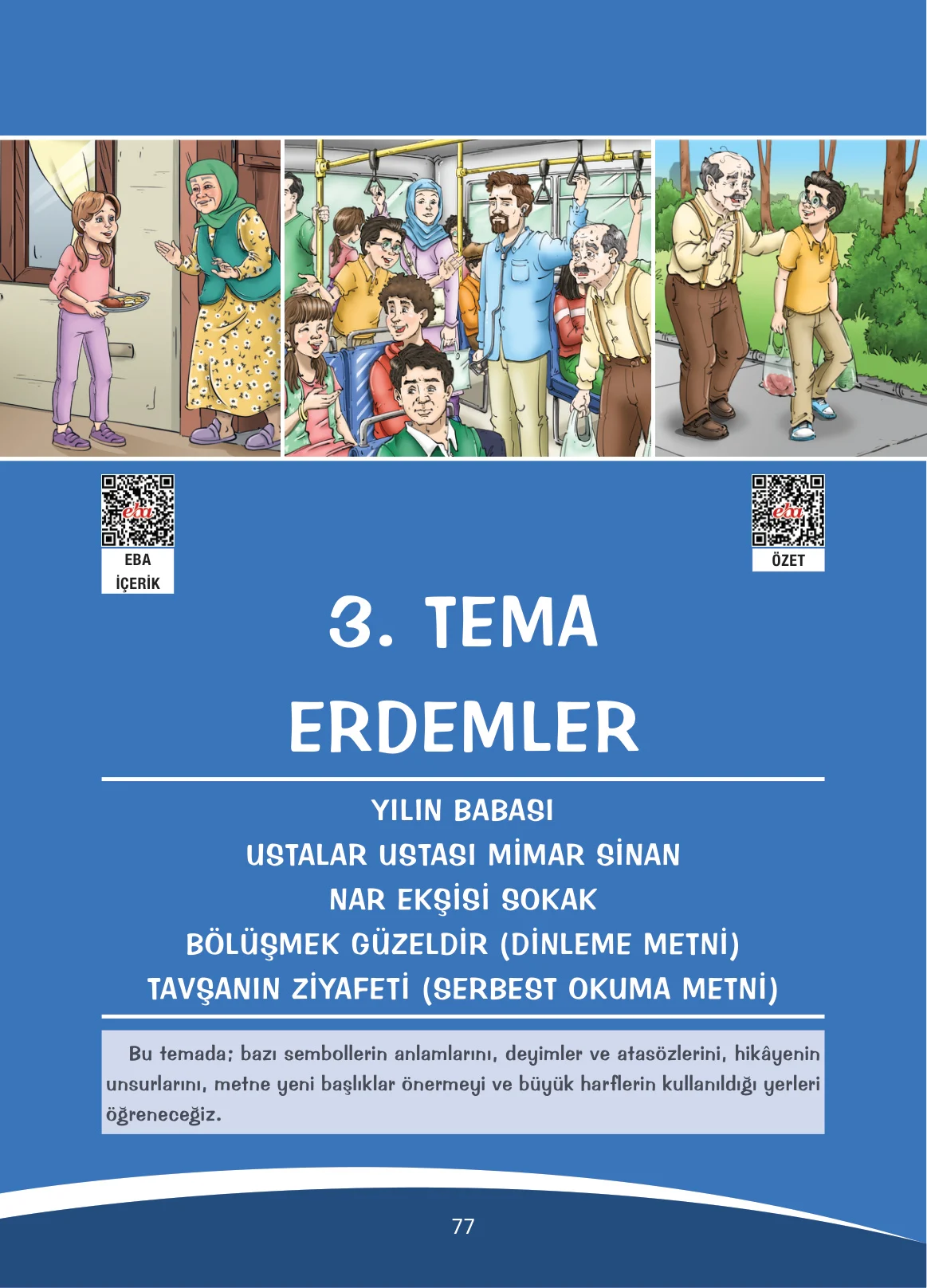 4. Sınıf Türkçe Ders Kitabı Cevapları Ada Yayınları Sayfa 77