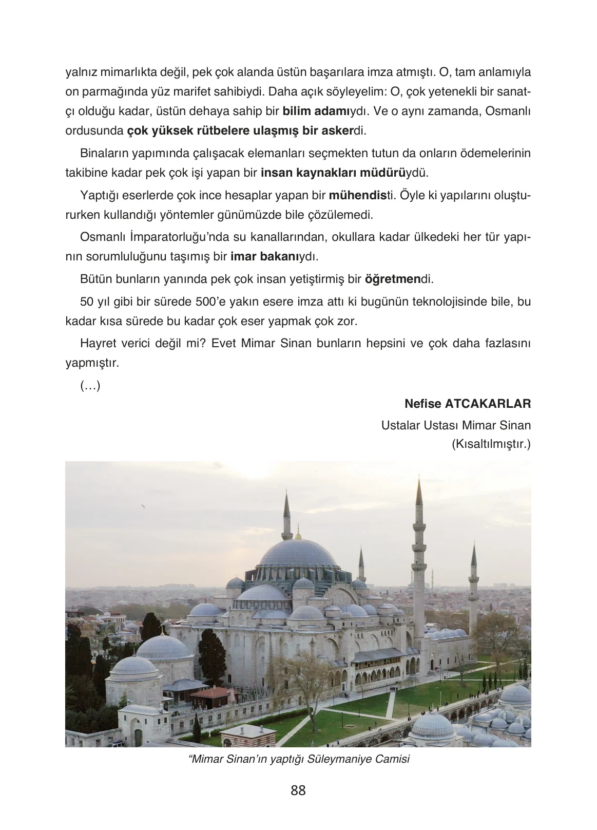 4. Sınıf Türkçe Ders Kitabı Cevapları Ada Yayınları Sayfa 88