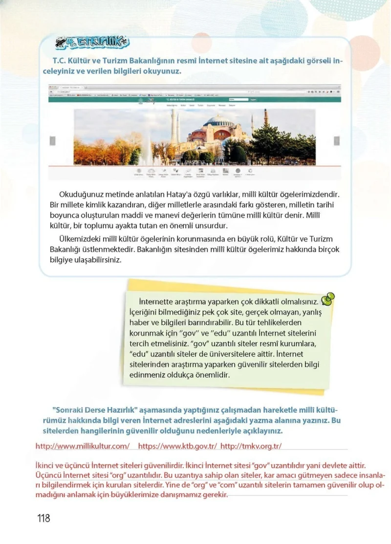 4. Sınıf Türkçe Ders Kitabı Cevapları Koza Yayınları Sayfa 118 Çözüm Görseli